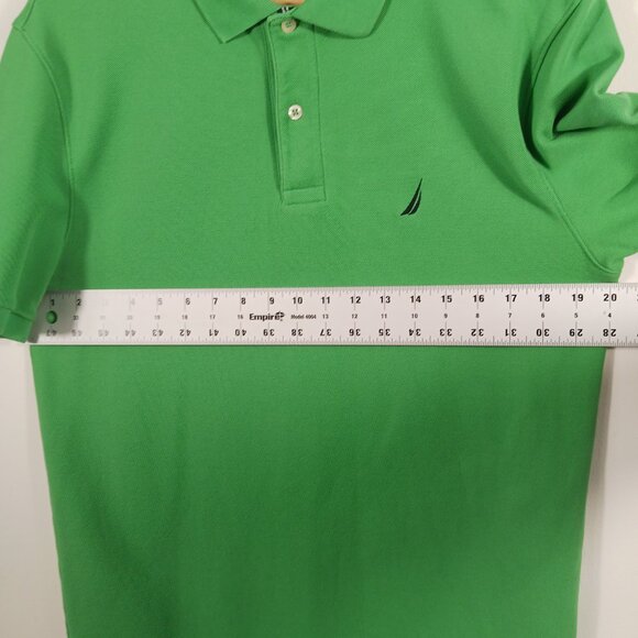 Nautica, Men's Performance Deck Shirt Classic Fit, Size Large, Kelly Green, Polo - Picture 10 of 16